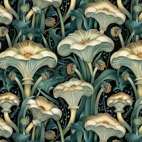 Shrooms Inspired Art Nouveau-32