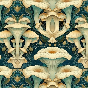 Shrooms Inspired Art Nouveau-34