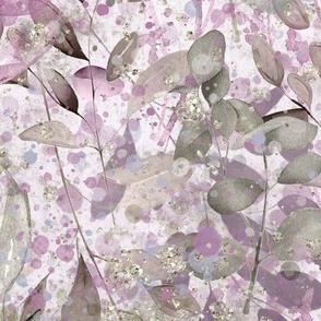 Eucalyptus maximal purple dream intense color shades of beige grey khaki purple 
