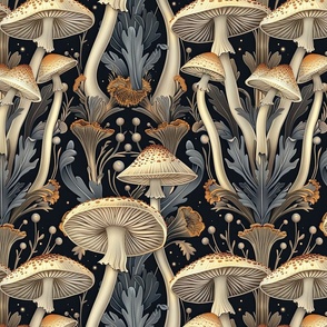 Shrooms Inspired Art Nouveau-39