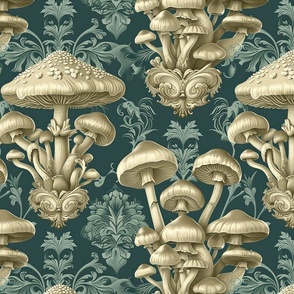 Shrooms Inspired Art Nouveau-44