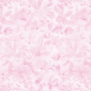 Dreamy floral light fuchsia pink abstract medium scale 