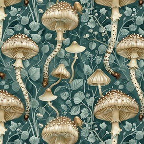 Shrooms Inspired Art Nouveau-47