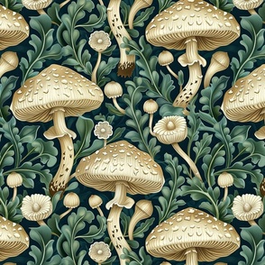 Shrooms Inspired Art Nouveau-48