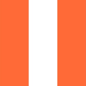   6 “ Stripes in Orange and White SF_ff6a36 