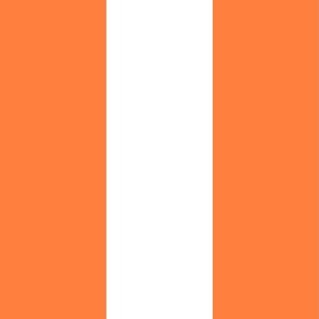   6 “ Stripes in Orange and White SF_ff7f3e 