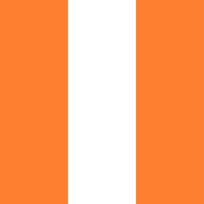 6 “ Stripes in Orange and White SF_ff7f30 