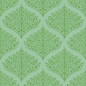 leaf ogee - green