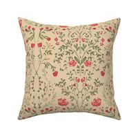 Ditsy soft loose floral roses 
