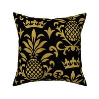 Royal Pineapple Elegance Gold Black
