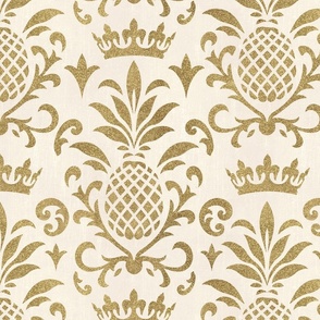 Royal Pineapple Elegance Gold Beige