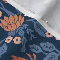 Large Pelican Crab Arts and Crafts (Peach and Blue)(12")