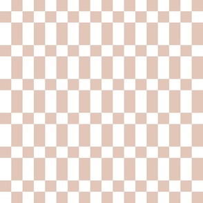 Checkered Wallpaper for Midcentury Modern Home Decor & Fabric in Pink