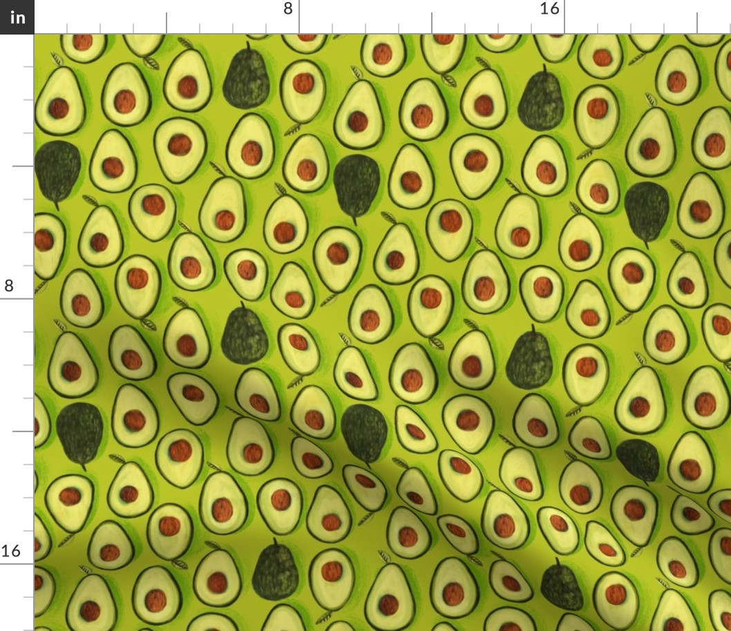 Bold and Bright Avocados - Green (Extra Small)