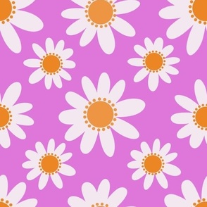 Ice cream daisies pink LL308