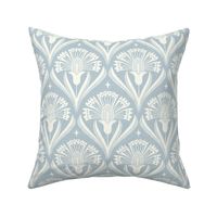 L - myra stars - soft blue grey background and cream