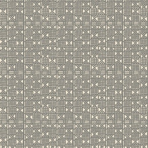 sketched geometric mud cloth extra small chelsea gray