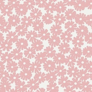 Ditsy Florals - Pink Daisies  
