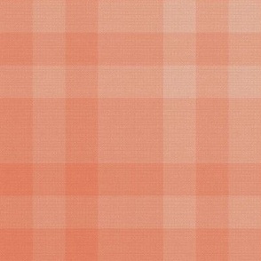 Pumpkin Plaid in Thanksgiving Orange - Large - Halloween Plaid, Orange Flannel, Thanksgiving Plaid