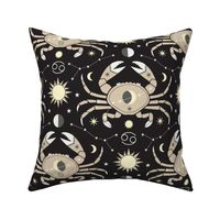 (M) Celestial dreams - ruled by the moon cancer zodiac sign black brown