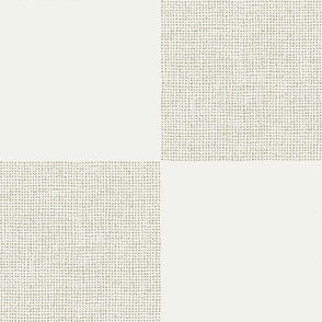 Light sage green and white crosshatch burlap woven texture check