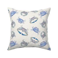 Blue and Pink Crabs