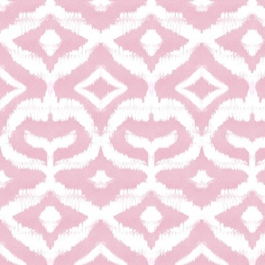 Monochrome Ikat Mirage In Baby pink