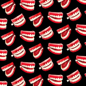 Chatter Teeth Toy - Black