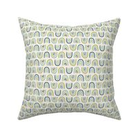 Scandi Rainbows In Blue And Green SMALL
