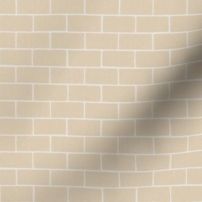 (S) Textured Subway Tiles {Neutral Softer Tan} Bohemian Faux Brick