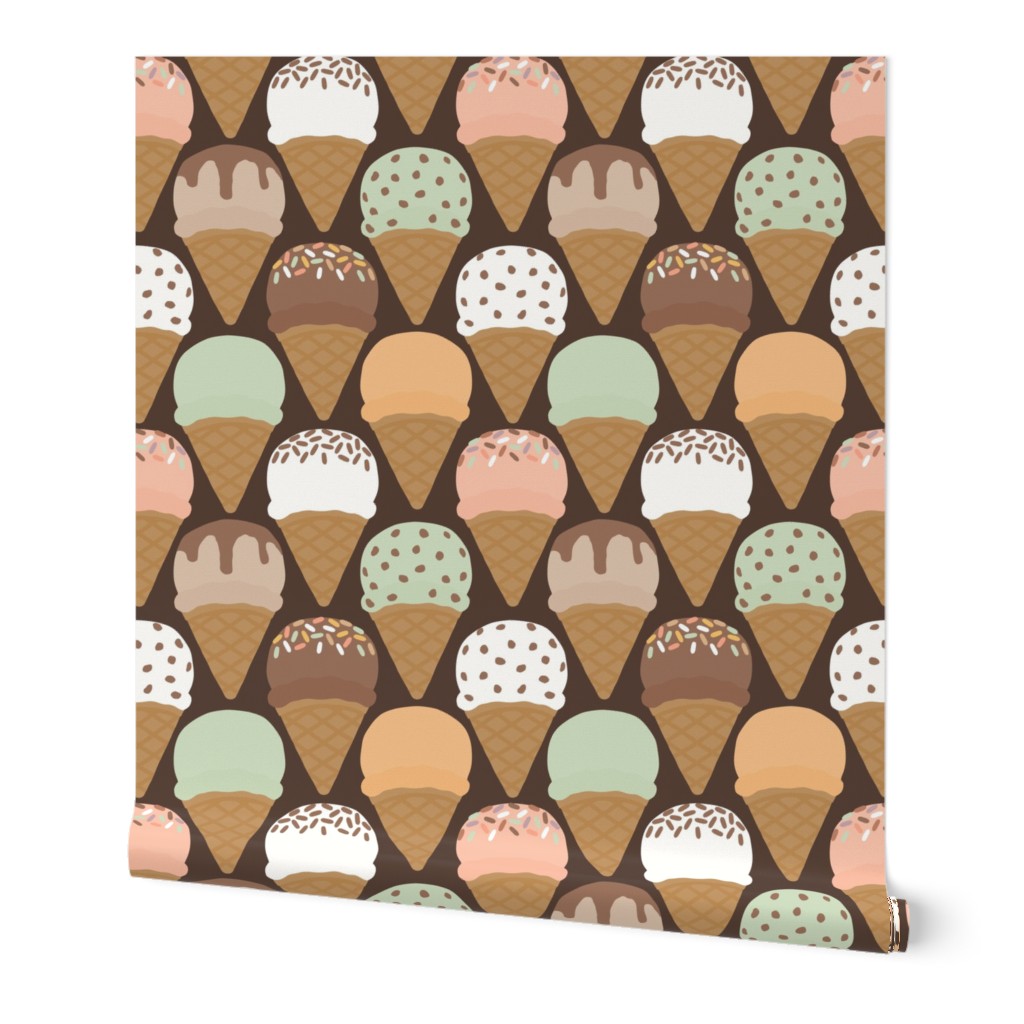 Ice-cream cones - chocolate - LAD24