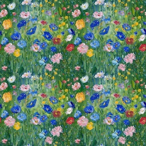 Bigger Monet Style Wildflower Field