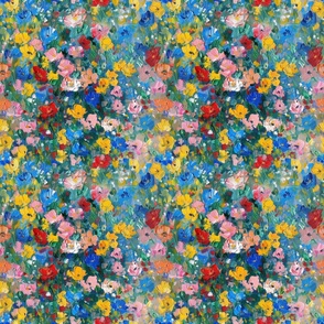 Bigger Monet Style Cheerful Colorful FLoral