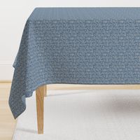 Desert Glyphs Mudcloth - Blue - small scale