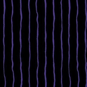 Purple Pinstripes on Black
