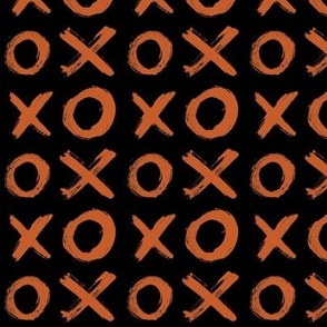 XO-s-orange on black