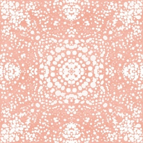 Shibori Dreamscape Dots In Blush Peach