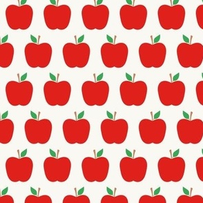 Simple Apples, back to school, red, green