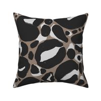 Neutral colored Leopard animal small print