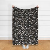 Neutral colored Leopard animal small print