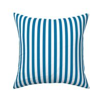  Cobalt Blue 1/2-Inch Stripe Pattern - Fresh and Modern Design