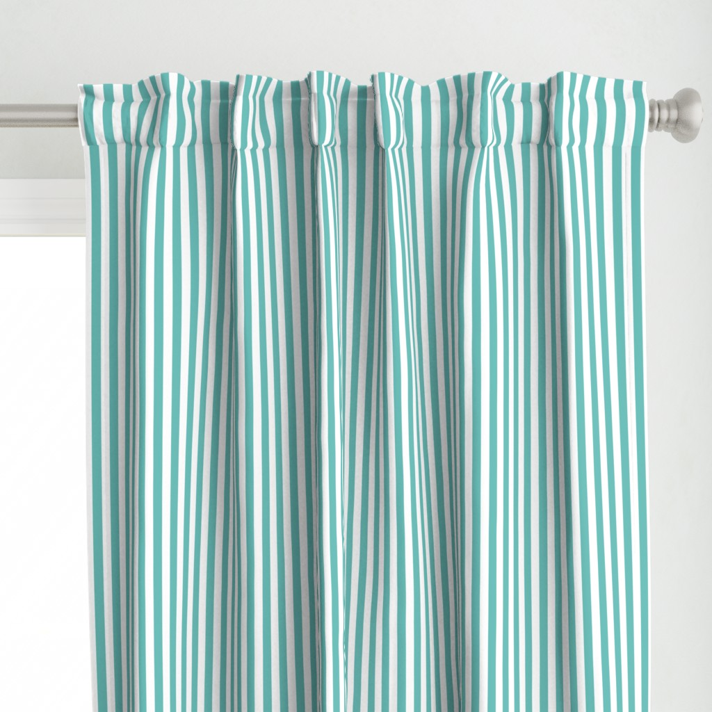  Coastal Blue 1/2-Inch Stripe Pattern - Fresh and Modern Design