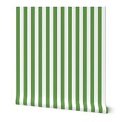 Cactus Green 1-inch Stripe Pattern - Fresh and Modern Design