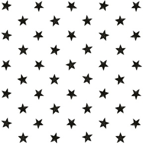 medium - stars - black and white