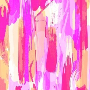 Brushstrokes (Pink Neon)