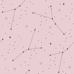 cancer, zodiac, astrology, witchcraft, constellation, the crab, pink background (large)