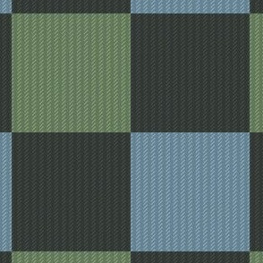 Classic Tattersall Check In blue and green