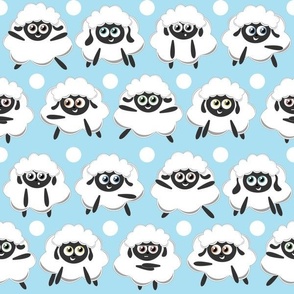 Blue Sheep Pattern - Medium Scale