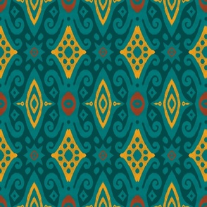 Ethno Colors Teal 1