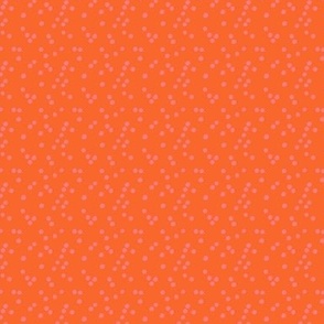 S / Orange Pink Irregular Dots
